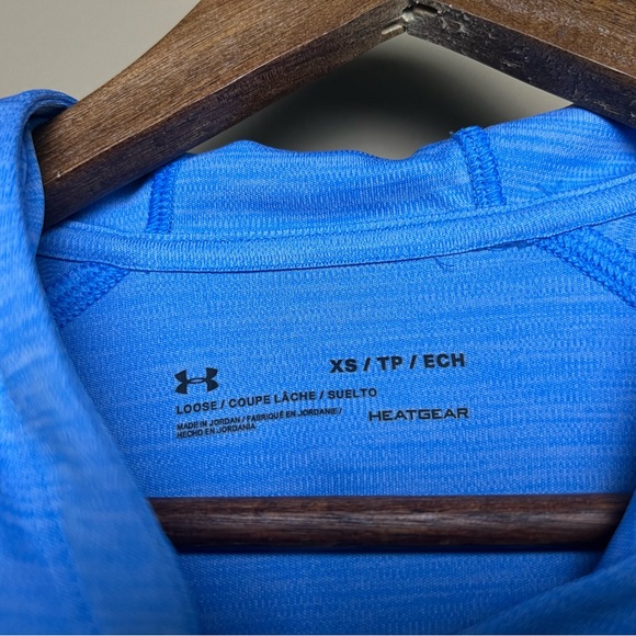 Under Armour Women’s Pullover Hoodie Blue Bottom Draw String - Picture 3 of 4